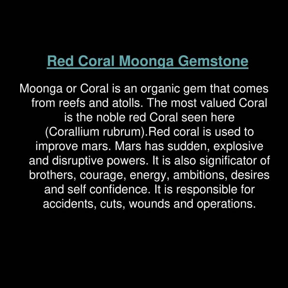 Moonga (Red coral)